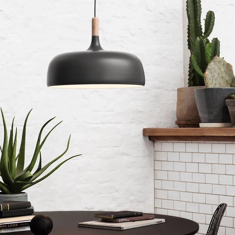 Nordic | Pendelleuchte Schwarz 90-260V LED 10-15 m² 2