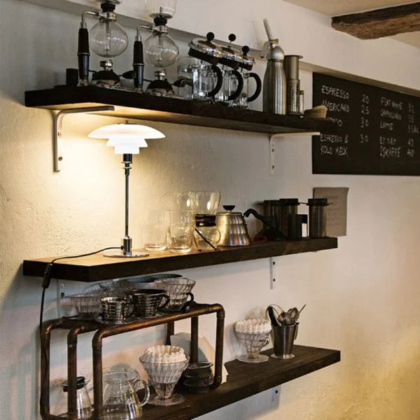 Moderne Disc Tischlampe aus Metall und Opalglas | Elegante Nachttischlampe mit Diffuser und Praktischem Tastschalter, 46 cm hoch-3