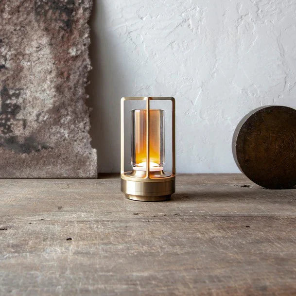 Kabellose LED Tischleuchte mit USB-Aufladung und Dimmfunktion | 28 Stunden Laufzeit, Wasserdicht, Ideal für Innen- und Außenbereich-4