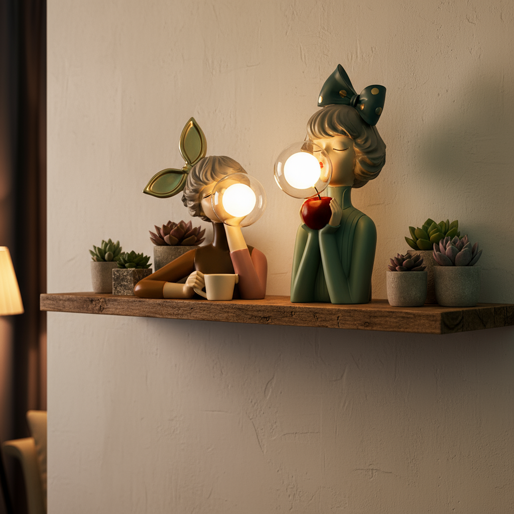 Artisan Sisters tafellamp | handgemaakte nachtlamp