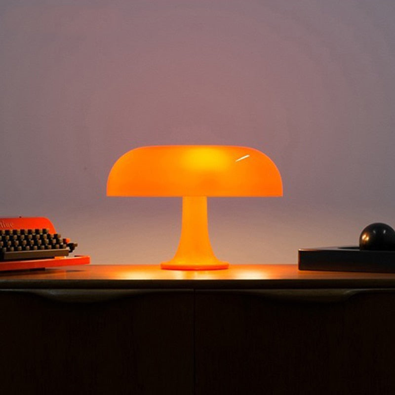 Variant image for Minimalistische Tischlampe im Pilzdesign | LED Tischleuchte für Stilvolles Ambiente, Dimmbar, Skandinavische Eleganz, 22 x 32 cm-1