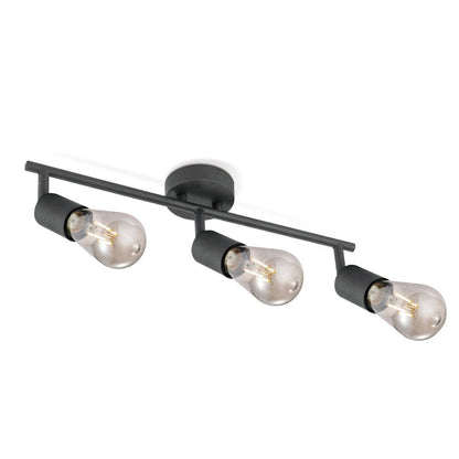 Aufbaustrahler Spy 3 - inkl. dimmbarer LED-Lampe - Schwarz