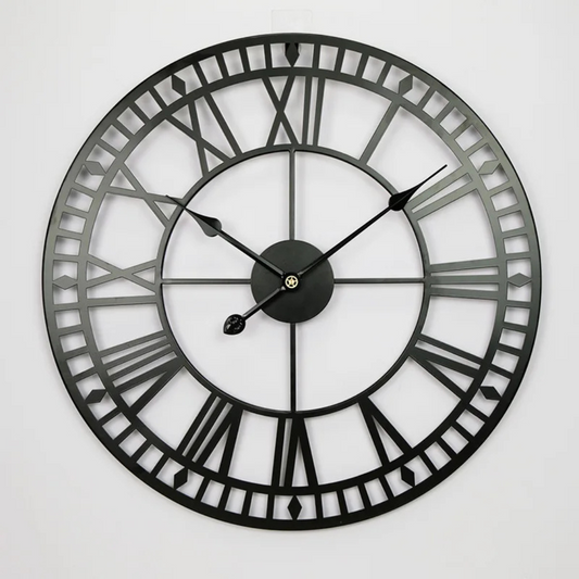 Retro Wanduhr Groß | Industrielle Wohnzimmeruhr 40 cm 1