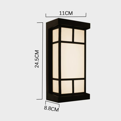 LumeRadar | Moderne LED-Außenwandleuchte mit IP65 & Radarsensor