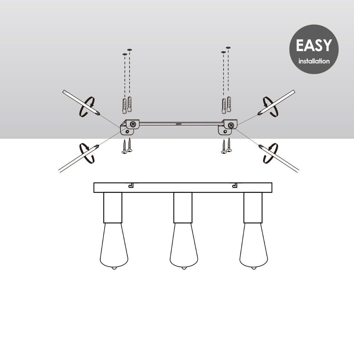 Aufbaustrahler Nitro 3 – inkl. dimmbarer LED-Lampe – weiß