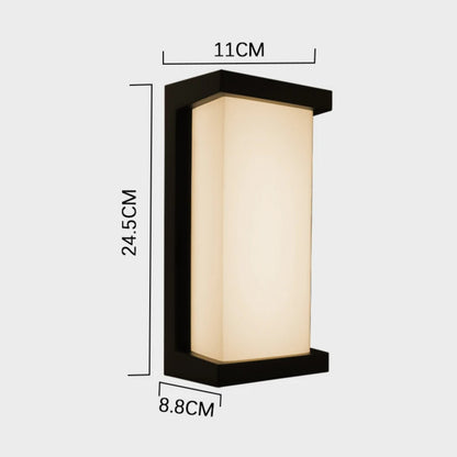 LumeRadar | Moderne LED-Außenwandleuchte mit IP65 & Radarsensor