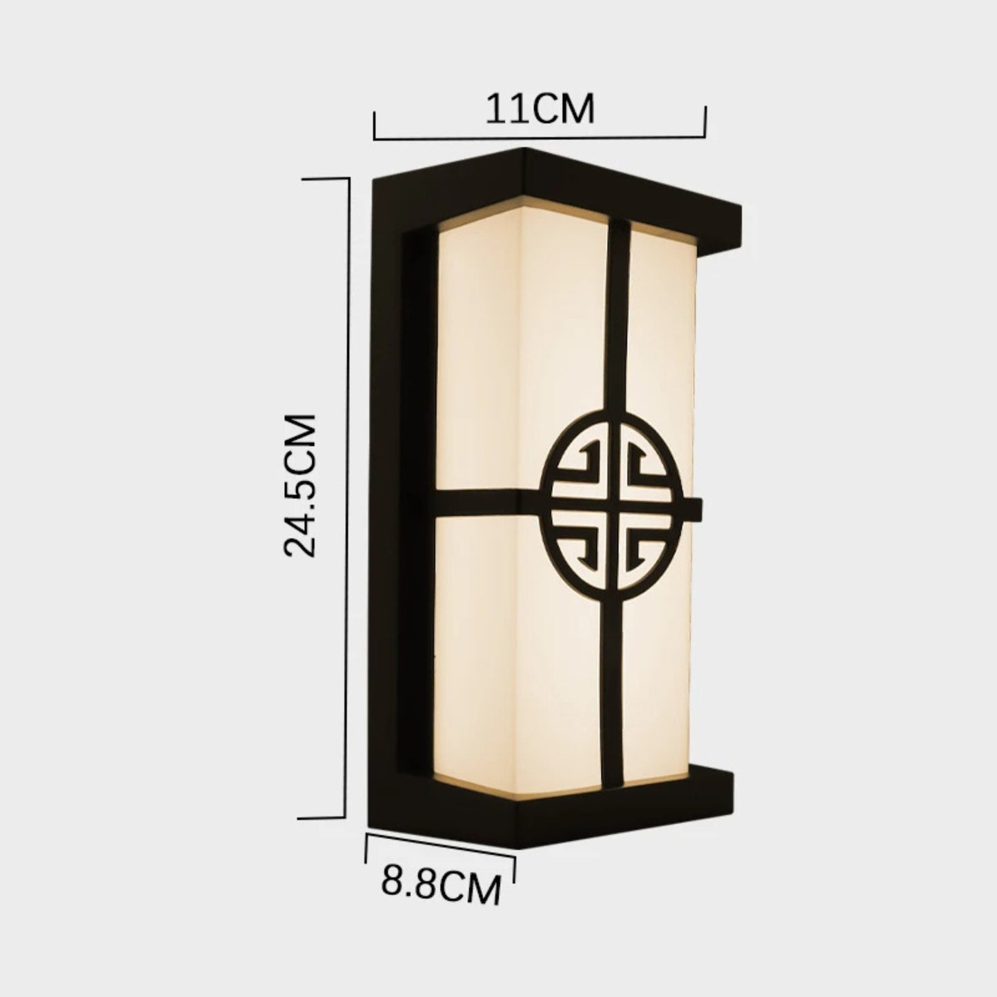 LumeRadar | Moderne LED-Außenwandleuchte mit IP65 & Radarsensor