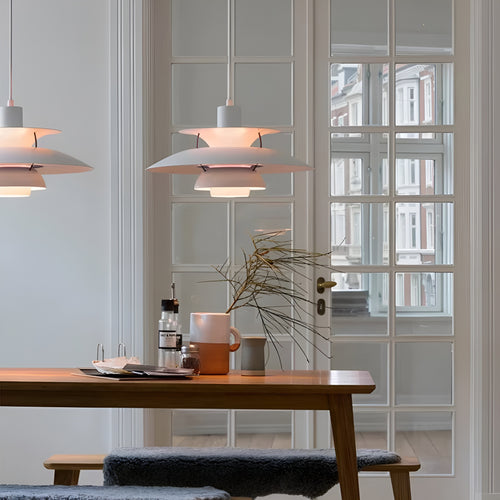 Skyglow | Pendelleuchte mit einstellbarer LED-Beleuchtung - skandinavisches Design für Wohnzimmer und Esszimmer