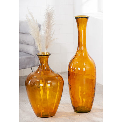 Glas Bodenvase "Arturo" amber