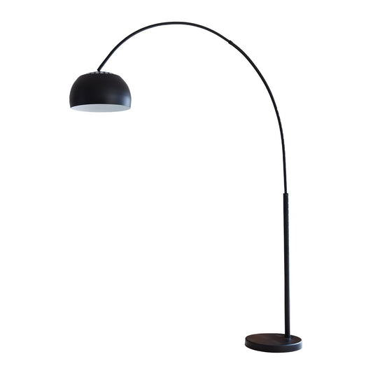 Bogenlampe 195 cm schwarz