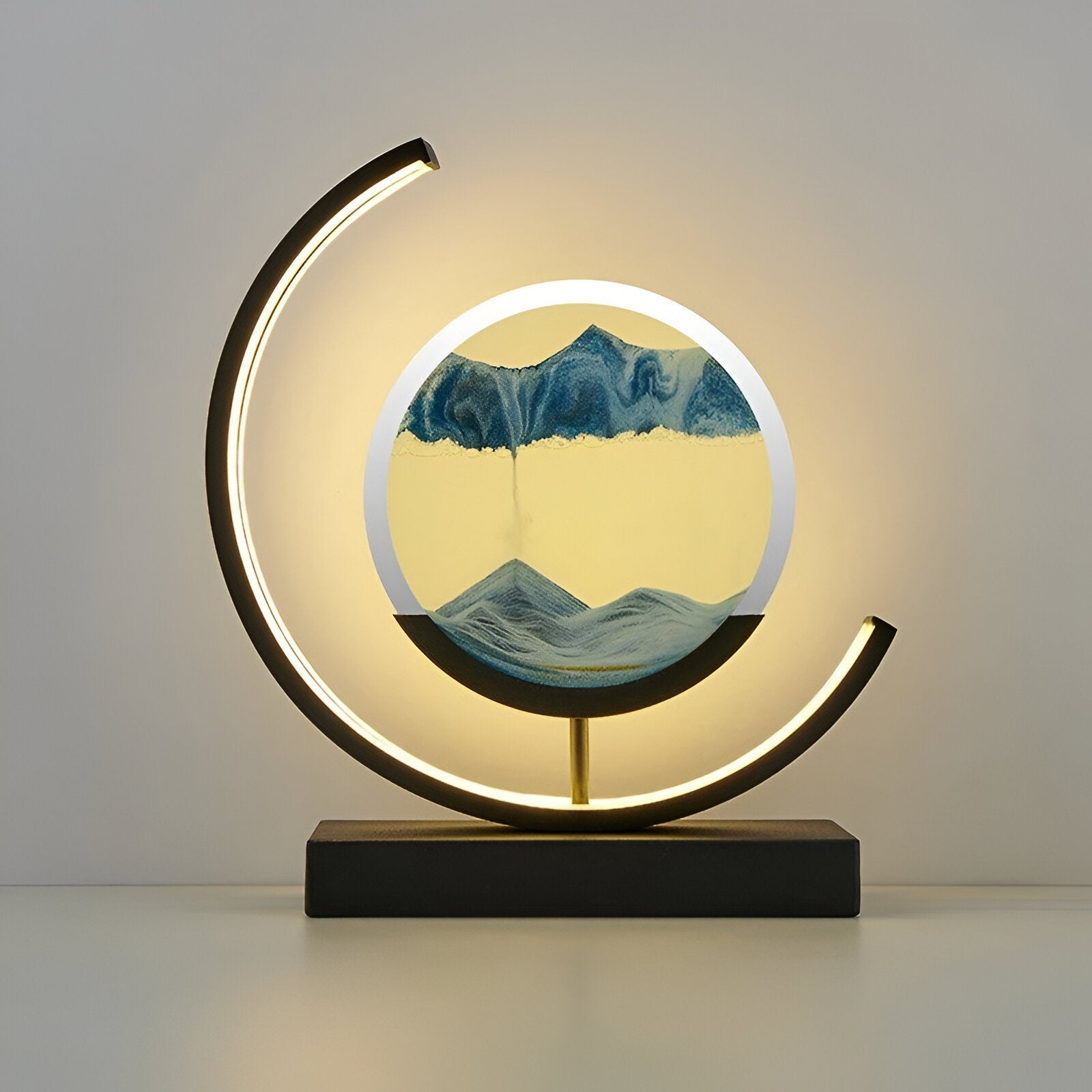 Sand Glow Tischlampe – Dimmbar mit App- und Fernbedienung, 3 Lichtfarben für entspannende Atmosphäre-6