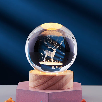 3D Glow Kristalllampe | Innovative LED Tischlampe 0