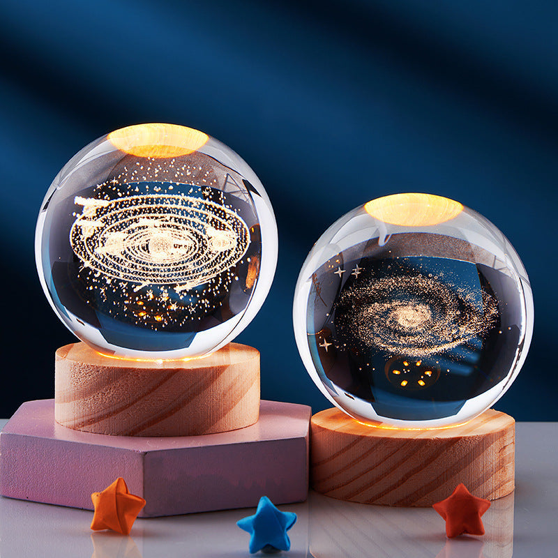 3D Glow Kristalllampe | Innovative LED Tischlampe 2