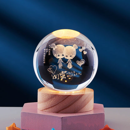 3D Glow Kristalllampe | Innovative LED Tischlampe 5