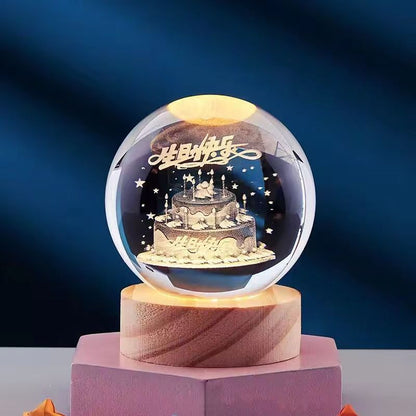 3D Glow Kristalllampe | Innovative LED Tischlampe 7