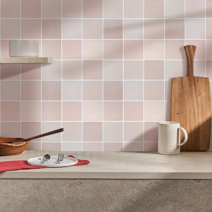 3D Staubrosa | Peel and Stick Wandfliesen 1