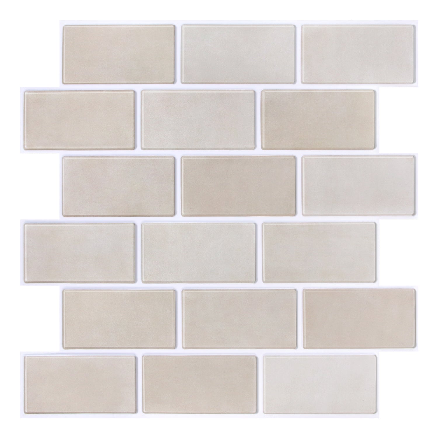3D Toledo Cream | Selbstklebende Wandfliesen 0