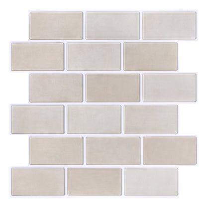 3D Toledo Cream | Selbstklebende Wandfliesen 0