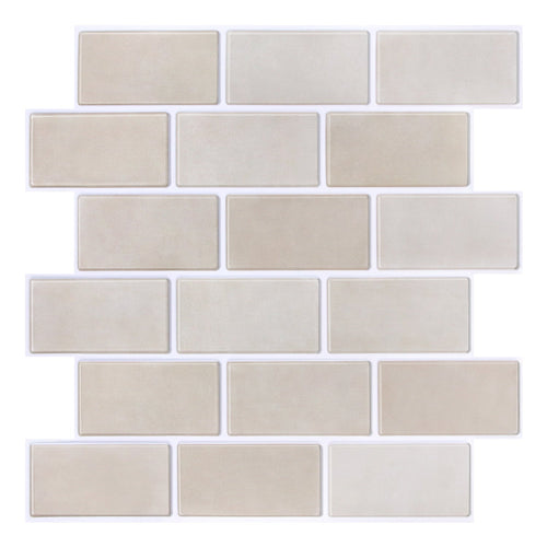 3D Toledo Cream | Selbstklebende Wandfliesen 0