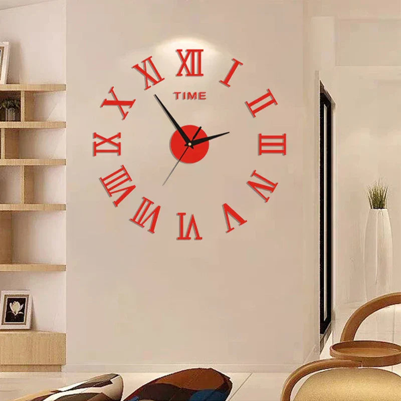 ImperialHour Große Wanduhr Schwarz mit Römischen Ziffern – Zeitloses Design für Ihr Zuhause-5