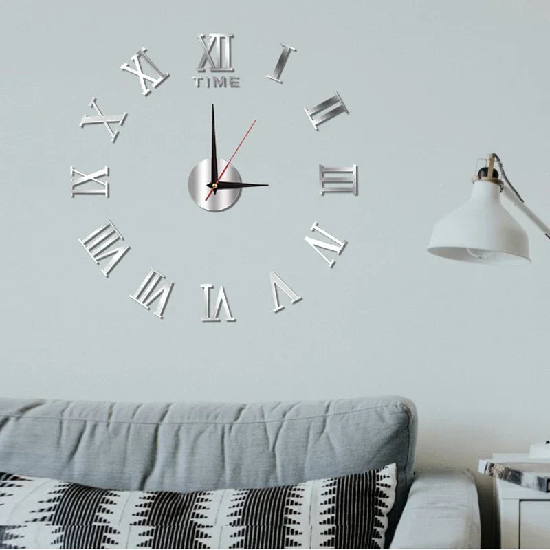 ImperialHour Große Wanduhr Schwarz mit Römischen Ziffern – Zeitloses Design für Ihr Zuhause-4