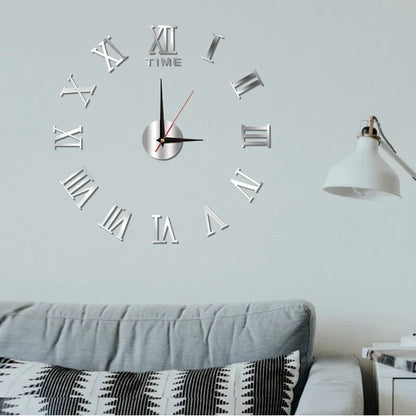 ImperialHour Große Wanduhr Schwarz mit Römischen Ziffern – Zeitloses Design für Ihr Zuhause-4