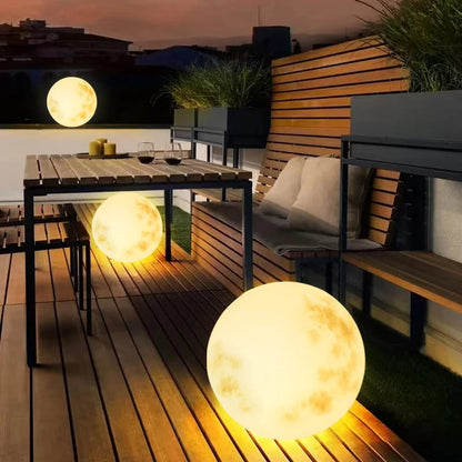 Moonlampe | Wetterfeste Gartenlampe mit LED Beleuchtung 5