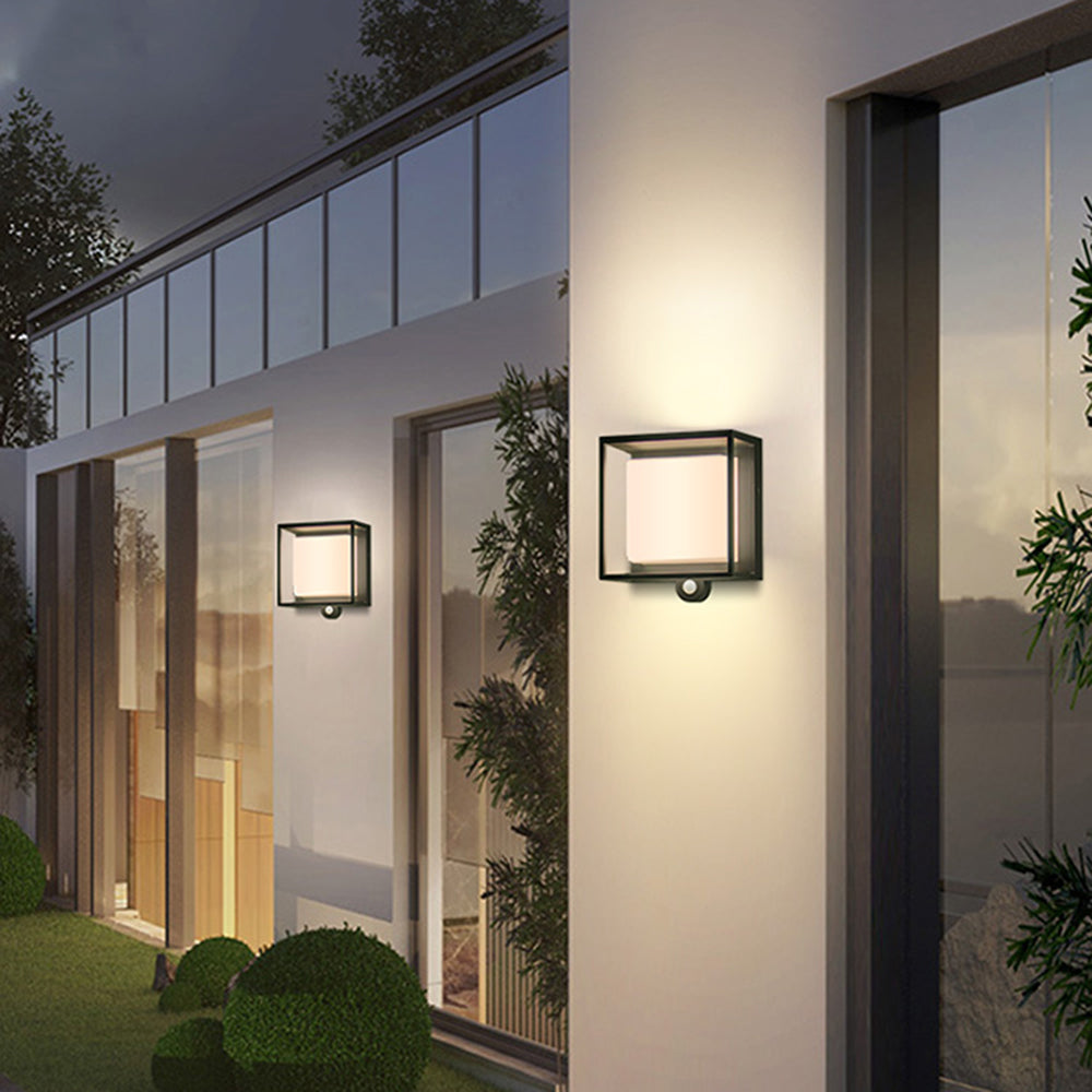 Moderne Solar Wandleuchte Außen | IP65 Wasserdicht LED Außenwandleuchte 3