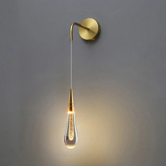 GlimmerGlass |  Moderne Kristall-Raindrop-Leuchte