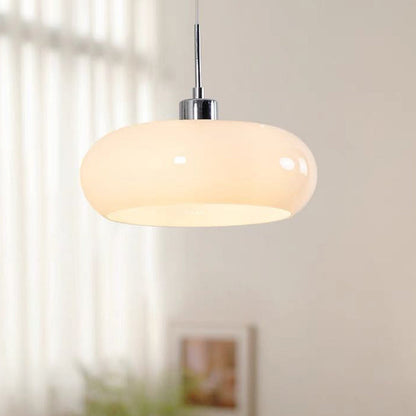 Hailie | Pendelleuchte Orange/Weiß 28 cm Glas 6