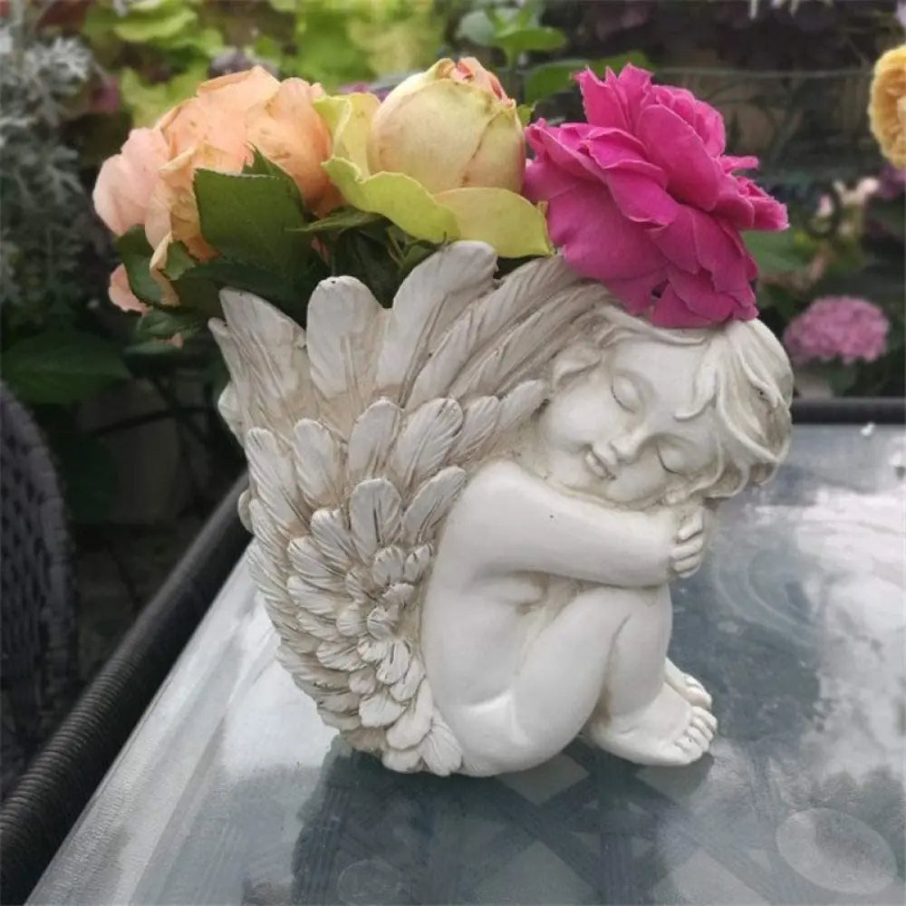 SeraphVase | Gelassener Cherub Dekor Vase