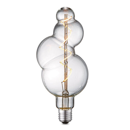 Dimmbare LED Bubble Spiral E27 4W 300Lm 3000K Klar