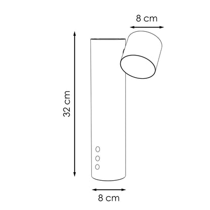 Lar LED-Schreibtischlampe 5W Schwarz - Lar verstellbar