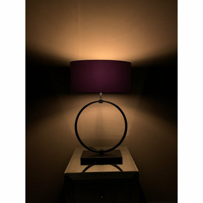 Ringlampe Schwarz L