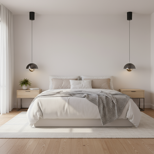 Elegante hanglamp in peervorm met dimfunctie