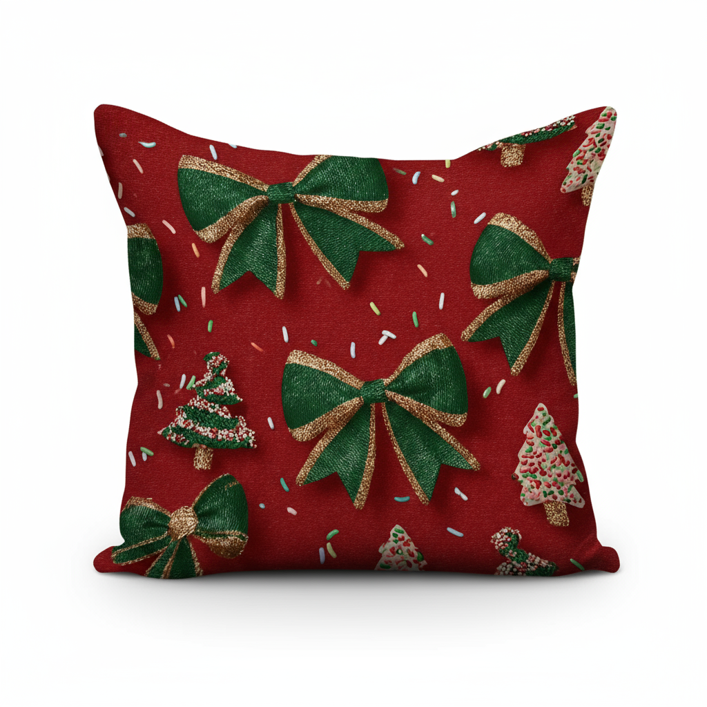 Festliche Weihnachtskissenbezüge 40x40 | Dekokissen Hüllen