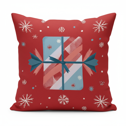 Weihnachtskissenbezug 40x40 | Dekorative Kissenhülle für Sofa
