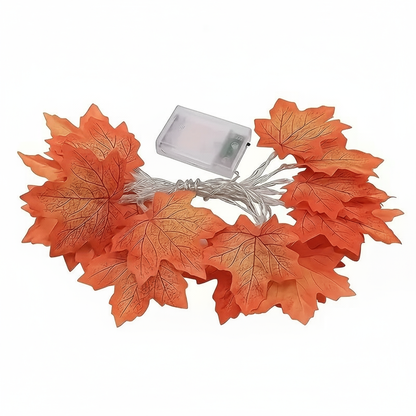 Ahornblatt LED Lichterkette | Herbstliche Dekoration