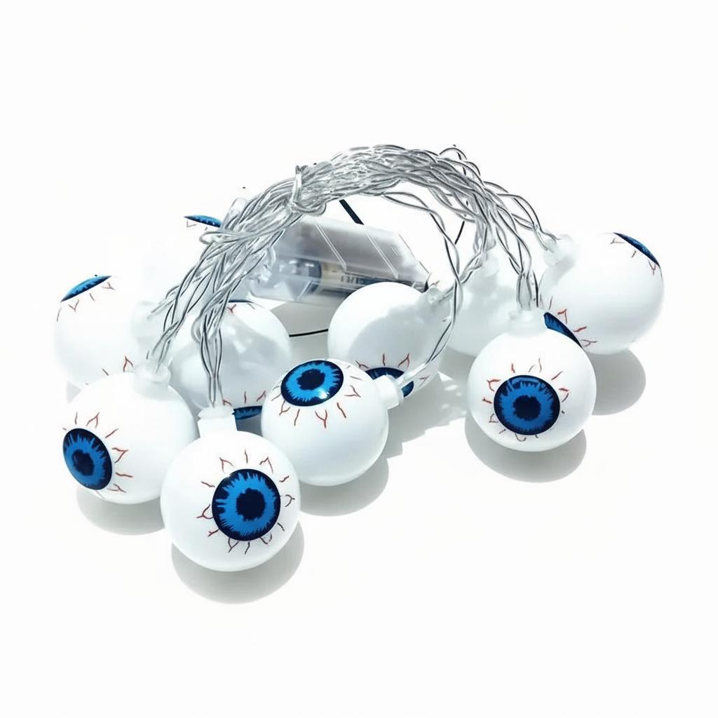 Augen Lichterkette | Halloween Dekoration