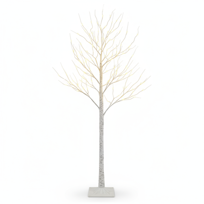 Goldener Birkenbaum | LED Dekoration für Feste 182,88 cm