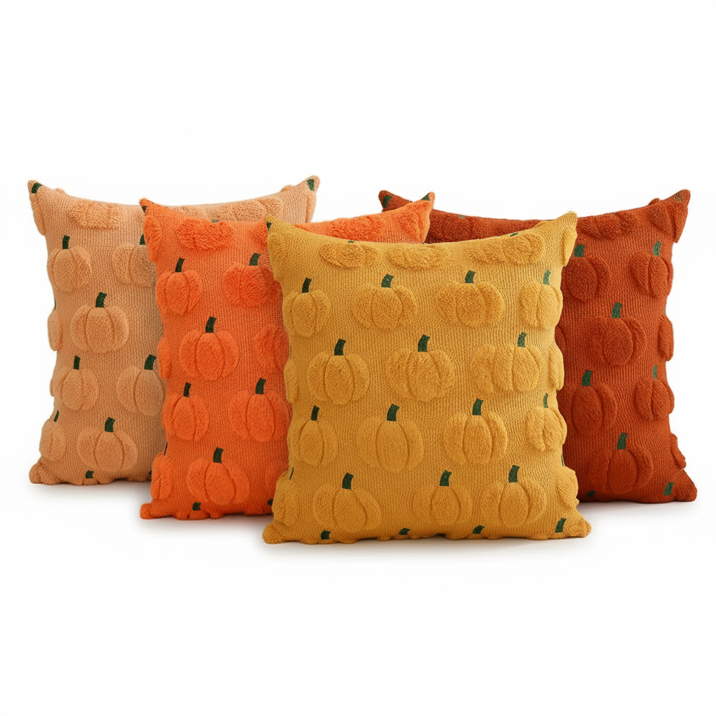 Poszewka na poduszkę z dynią | Poszewki na poduszki Halloween 18x18 cali