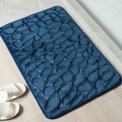 StoneySteps | Antislip badmat met kasseienstructuur