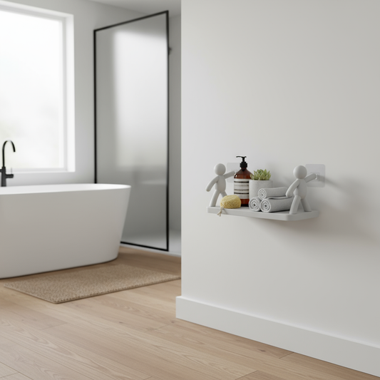 PopShelf | Wandrek zonder boren voor badkamer en keuken