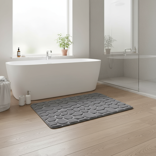 CobbleSoft 3D badkamermat | antislip badkamermat 40x60cm