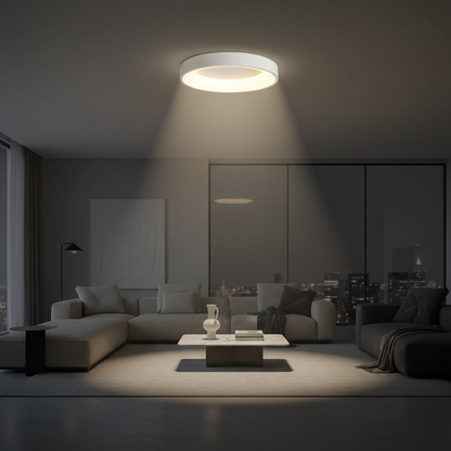 Noordse ronde LED-plafondlamp | plafondlamp woonkamer