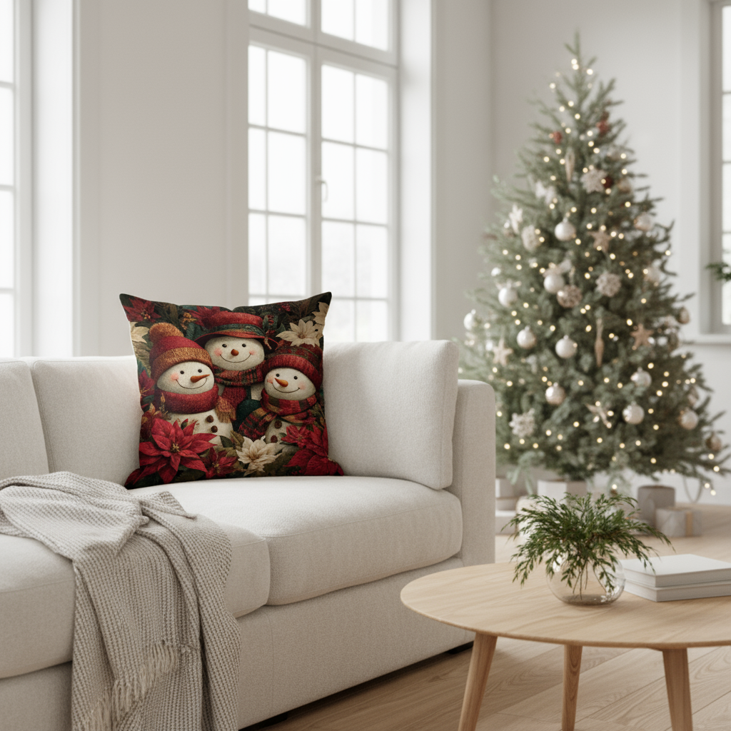 Grün-Weiß Kariert Kissenbezug 40x40 | Dekokissenbezug