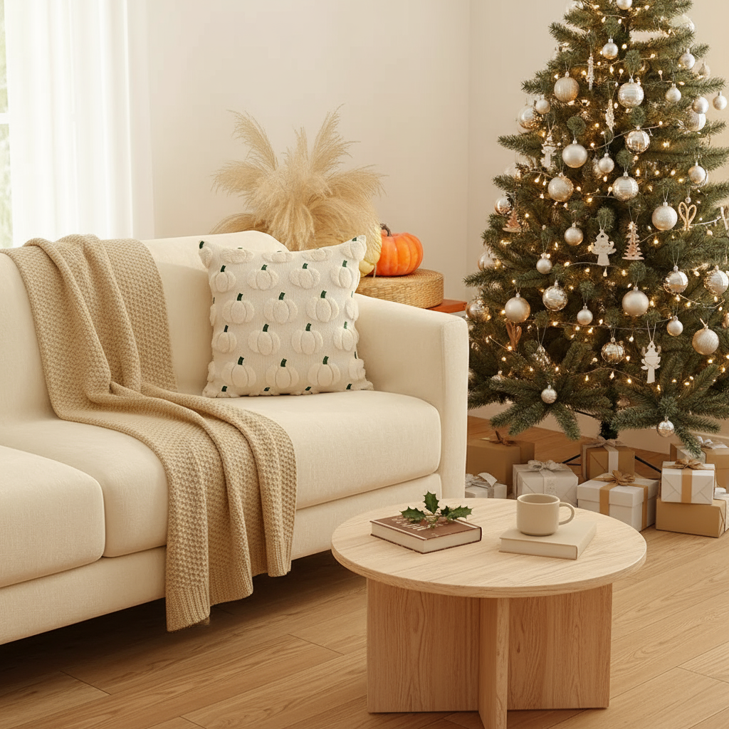 Poszewka na poduszkę z dynią | Poszewki na poduszki Halloween 18x18 cali