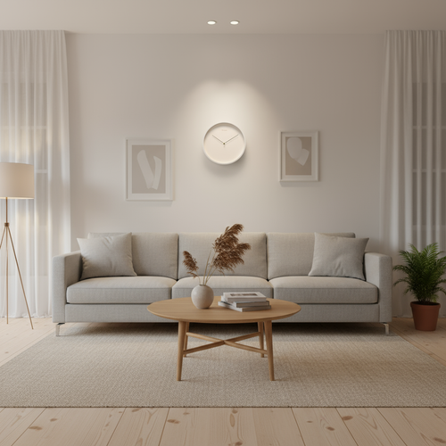 Circ O'Clock – Modern Wall Clock Black with Silent Movement