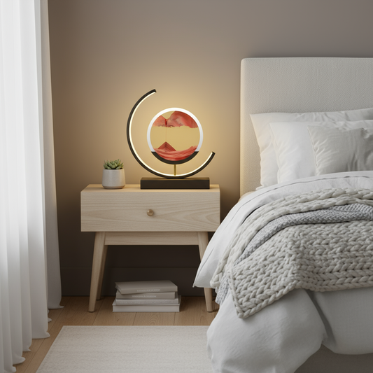 Sand Glow Tischlampe | Dimmbar mit App- und Fernbedienung