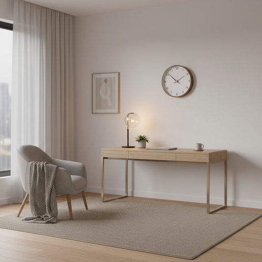 Transzend | Moderne houten wandklok minimalistisch 30 cm